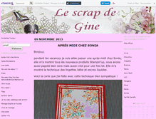 Tablet Screenshot of lescrapdegine.canalblog.com