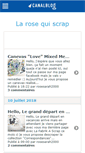 Mobile Screenshot of larosequiscrap.canalblog.com