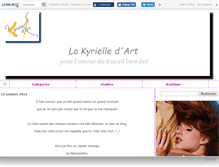 Tablet Screenshot of lakyrielledart.canalblog.com