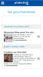 Mobile Screenshot of lesgourmandisesa.canalblog.com