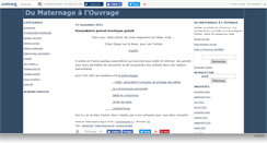 Desktop Screenshot of maternageouvrage.canalblog.com