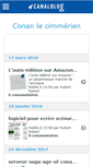 Mobile Screenshot of conanlecimmerien.canalblog.com