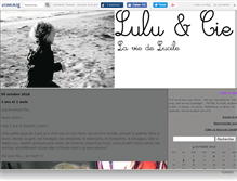 Tablet Screenshot of lulucie.canalblog.com