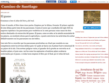 Tablet Screenshot of caminodesantiago.canalblog.com