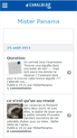 Mobile Screenshot of misterpanama.canalblog.com
