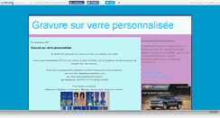 Desktop Screenshot of gravuresurverre.canalblog.com