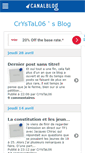 Mobile Screenshot of crystal06.canalblog.com