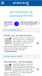 Mobile Screenshot of alimentation.canalblog.com