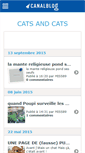 Mobile Screenshot of catsandcats.canalblog.com