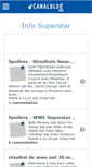 Mobile Screenshot of infosuperstar.canalblog.com