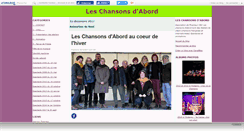 Desktop Screenshot of chansonsdabord.canalblog.com