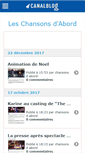 Mobile Screenshot of chansonsdabord.canalblog.com