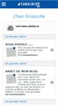 Mobile Screenshot of chezgrisouille.canalblog.com