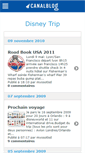 Mobile Screenshot of disneytrip.canalblog.com