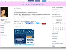 Tablet Screenshot of honoetcompagnie.canalblog.com