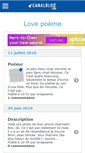 Mobile Screenshot of lovepoeme.canalblog.com