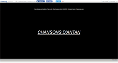 Desktop Screenshot of chansonsdantan.canalblog.com