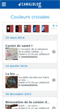 Mobile Screenshot of couleurscroisees.canalblog.com