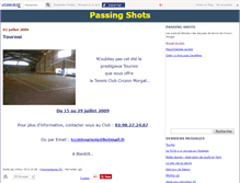 Tablet Screenshot of passingshots.canalblog.com