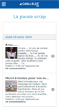 Mobile Screenshot of lapausescrap.canalblog.com