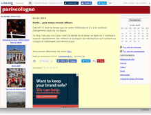 Tablet Screenshot of mayacologne.canalblog.com