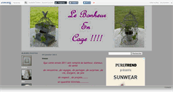 Desktop Screenshot of lebonheurencage.canalblog.com