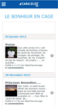 Mobile Screenshot of lebonheurencage.canalblog.com