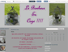 Tablet Screenshot of lebonheurencage.canalblog.com