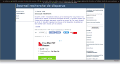 Desktop Screenshot of disparus1914.canalblog.com