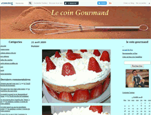 Tablet Screenshot of lecoingourmand.canalblog.com