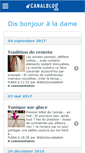 Mobile Screenshot of disbonjouraladam.canalblog.com