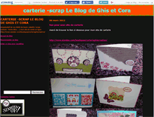 Tablet Screenshot of ghisetcora.canalblog.com