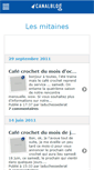 Mobile Screenshot of lesmitaines.canalblog.com