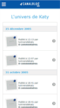 Mobile Screenshot of luniversdekaty.canalblog.com