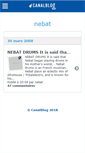 Mobile Screenshot of nebatpercu.canalblog.com