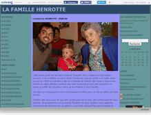 Tablet Screenshot of famillehenrotte.canalblog.com