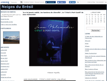 Tablet Screenshot of neigesdubresil.canalblog.com