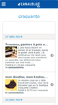 Mobile Screenshot of craquante.canalblog.com