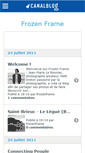 Mobile Screenshot of frozenframe.canalblog.com