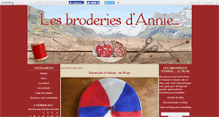 Desktop Screenshot of anniebroderies.canalblog.com