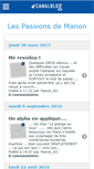 Mobile Screenshot of manon8322.canalblog.com