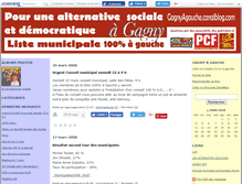 Tablet Screenshot of gagnyagauche.canalblog.com