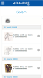 Mobile Screenshot of golem.canalblog.com