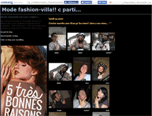 Tablet Screenshot of fashionvilla.canalblog.com