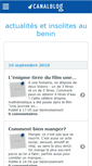 Mobile Screenshot of beninoisement.canalblog.com
