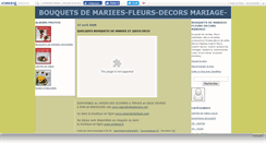 Desktop Screenshot of decorsmariages.canalblog.com