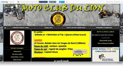 Desktop Screenshot of motoclubdulion67.canalblog.com