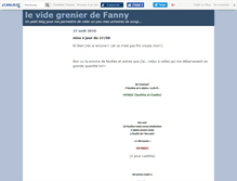 Tablet Screenshot of legrenierdefanny.canalblog.com