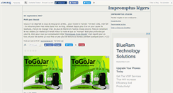 Desktop Screenshot of impromptuslegers.canalblog.com