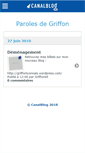 Mobile Screenshot of griffonlyonnais.canalblog.com